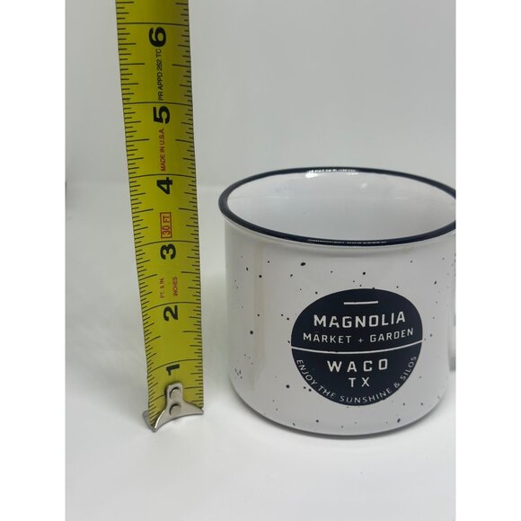 Magnolia Market Waco TX Garden Mug Camp Style Splatter Joanna Gaines 3.75" - Picture 8 of 8